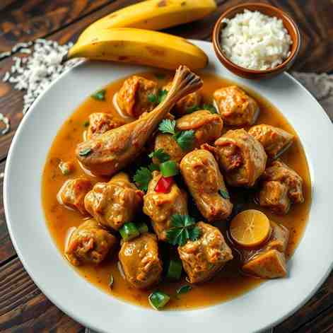 Grenada Oil Down - Recipes with Coconut Milk and Chicken